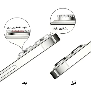 محافظ لنز دوربین رینگی ام‌گلس مدل Ring-Diamond-MG مناسب برای گوشی موبایل شیائومی Redmi 13C