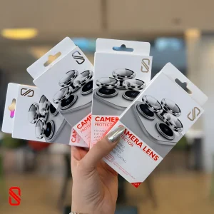 محافظ لنز دوربین شیشه‌ای اسلیکتو مدل Pro Plus مناسب برای گوشی موبایل اپل iPhone 17 Pro Max