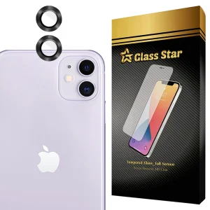 محافظ لنز دوربین فلزی گلس استار مدل GRIN مناسب برای گوشی موبایل اپل iPhone 12 / iPhone 12 mini / iPhone 11