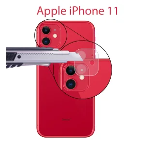 محافظ لنز دوربین گلس استار مدل L3D مناسب برای گوشی موبایل اپل iPhone 11