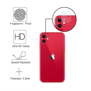 محافظ لنز دوربین گلس استار مدل L3D مناسب برای گوشی موبایل اپل iPhone 11