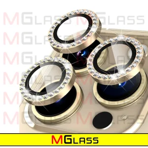 محافظ لنز دوربین ام‌گلس مدل Ring-Diamond مناسب برای گوشی موبایل اپل Iphone 11 Pro / 11 Pro Max