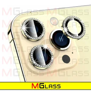 محافظ لنز دوربین ام‌گلس مدل Ring-Diamond مناسب برای گوشی موبایل اپل Iphone 11 Pro / 11 Pro Max