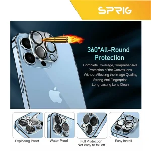 محافظ لنز دوربین اسپریگ مدل SH-SPG مناسب برای گوشی موبایل اپل iPhone 12
