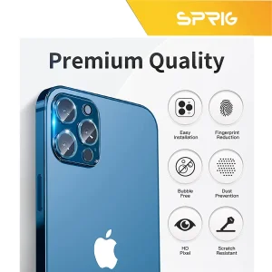 محافظ لنز دوربین اسپریگ مدل SH-SPG مناسب برای گوشی موبایل اپل iPhone 12