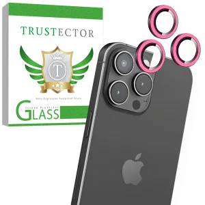 محافظ لنز دوربین شیشه‌ای تراستکتور مدل SHLZT مناسب برای گوشی موبایل اپل iPhone 15 Pro
