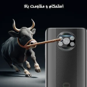 محافظ لنز دوربین گلس استار مدل LENSFS مناسب برای گوشی موبایل شیائومی Poco X3 / X3 NFC / X3 Pro