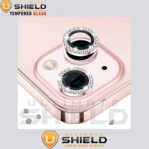 محافظ لنز دوربین آلتیمیت شیلد مدل Metal-Diamond مناسب برای گوشی موبایل اپل Iphone 12