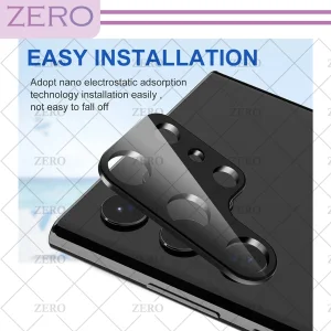 محافظ لنز دوربین زیرو مدل 3D-ZR مناسب برای گوشی موبایل سامسونگ Galaxy S23 Ultra