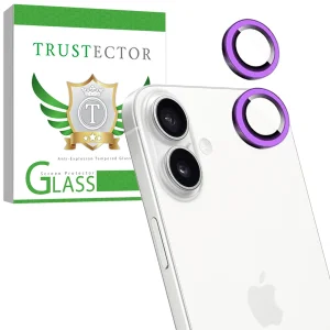 محافظ لنز دوربین شیشه‌ای تراستکتور مدل SHLZT مناسب برای گوشی موبایل اپل iPhone 16