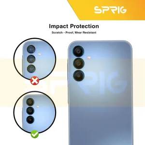 محافظ لنز دوربین اسپریگ مدل Ring Metal مناسب برای گوشی موبایل سامسونگ Galaxy A05s