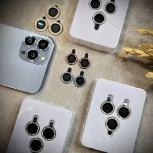محافظ لنز دوربین نگین دار هورس مدل DIAMOND مناسب برای گوشی موبایل اپل iPhone 13