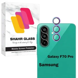 محافظ لنز دوربین شیشه‌ای شهر گلس مدل NRIS20 مناسب برای گوشی موبایل سامسونگ Galaxy F70 Pro