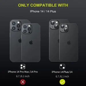 محافظ لنز دوربین بادیگارد مدل رینگی مناسب برای گوشی موبایل اپل iPhone 14 / 14 Plus
