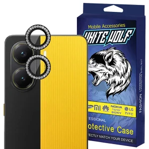 محافظ لنز دوربین شیشه ای وایت ولف مدل W-Shine Ring مناسب برای گوشی موبایل شیائومی Poco X7 Pro
