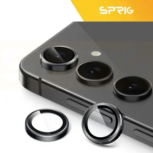 محافظ لنز دوربین اسپریگ مدل Ring metal مناسب برای گوشی موبایل سامسونگ Galaxy S25 FE