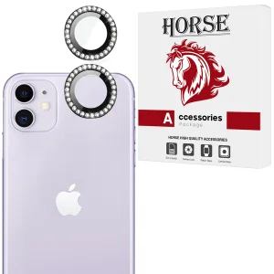 محافظ لنز دوربین شیشه‌ای هورس مدل NRIH20 مناسب برای گوشی موبایل اپل iPhone 11