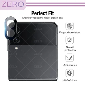 محافظ لنز دوربین زیرو مدل 3D-ZR مناسب برای گوشی موبایل سامسونگ Galaxy Z Flip 4