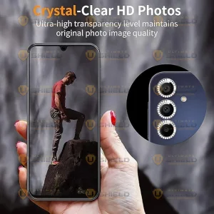 محافظ لنز دوربین رینگی آلتیمیت شیلد مدل Ring-Diamond-UL مناسب برای گوشی موبایل سامسونگ Galaxy A55
