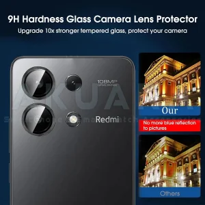 محافظ لنز دوربین رینگی آکوآرا مدل Ring STL مناسب برای گوشی موبایل شیائومی Redmi Note 13 4G