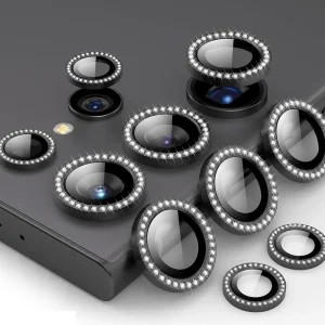 محافظ لنز دوربین شیشه ای وایت ولف مدل W-Shine Ring مناسب برای گوشی موبایل سامسونگ Galaxy S25 Ultra