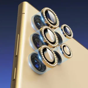 محافظ لنز دوربین شیشه ای وایت ولف مدل W-Shine Ring مناسب برای گوشی موبایل سامسونگ Galaxy S25 Ultra