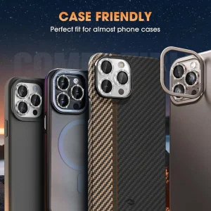 محافظ لنز دوربین فلزی ام‌گلس مدل RNG Diamond MG مناسب برای گوشی موبایل اپل iPhone 12 Pro Max