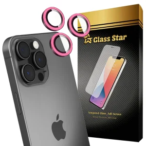 محافظ لنز دوربین شیشه‌ای  گلس استار مدل SHLZG مناسب برای گوشی موبایل اپل iPhone 16 Pro