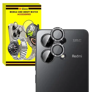 محافظ لنز دوربین رینگی ام‌گلس مدل Ring-Diamond-MG مناسب برای گوشی موبایل شیائومی Redmi Note 13 4G