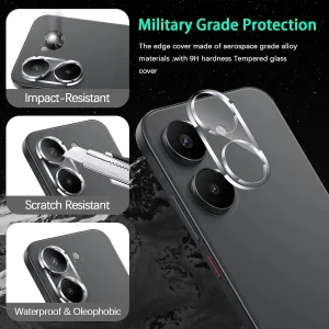 محافظ لنز دوربین بادیگارد مدل 3D GL مناسب برای گوشی موبایل شیائومی Poco X8 Pro
