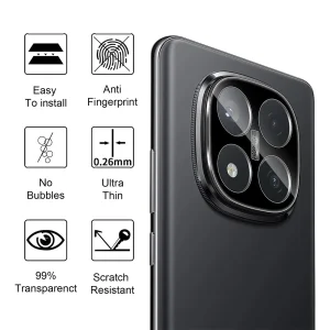 محافظ لنز دوربین آکوآرا مدل AK-3D مناسب برای گوشی موبایل شیائومی Redmi Note 14 Pro Plus 5G