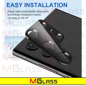 محافظ لنز دوربین ام‌گلس مدل 3D-MG مناسب برای گوشی موبایل سامسونگ Galaxy S22 Ultra