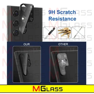 محافظ لنز دوربین ام‌گلس مدل 3D-MG مناسب برای گوشی موبایل سامسونگ Galaxy S22 Ultra