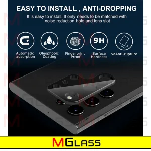 محافظ لنز دوربین ام‌گلس مدل 3D-MG مناسب برای گوشی موبایل سامسونگ Galaxy S22 Ultra