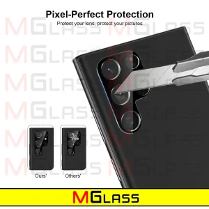 محافظ لنز دوربین ام‌گلس مدل 3D-MG مناسب برای گوشی موبایل سامسونگ Galaxy S22 Ultra