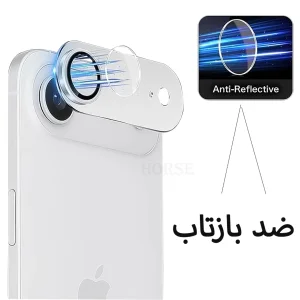 محافظ لنز دوربین فلزی هورس مدل 3D1MH مناسب برای گوشی موبایل اپل iPhone 18 Pro