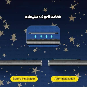 محافظ لنز دوربین گلس استار مدل LENSFS مناسب برای گوشی موبایل شیائومی Redmi Note 13 4G
