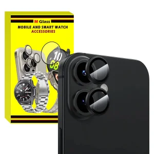 محافظ لنز دوربین ام‌گلس مدل Ring Metal MG مناسب برای گوشی موبایل اپل iPhone 16 / 16 Plus