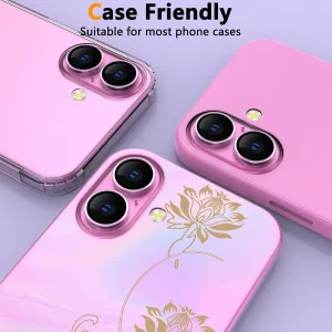 محافظ لنز دوربین ام‌گلس مدل Ring Metal MG مناسب برای گوشی موبایل اپل iPhone 16 / 16 Plus