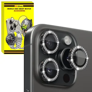 محافظ لنز دوربین فلزی ام‌گلس مدل RNG Diamond MG مناسب برای گوشی موبایل اپل iPhone 11 Pro Max