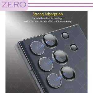 محافظ لنز دوربین زیرو مدل Ring-Metal-ZR مناسب برای گوشی موبایل سامسونگ Galaxy S24 Ultra
