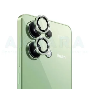 محافظ لنز دوربین رینگی آکوآرا مدل Ring Diamond STL مناسب برای گوشی موبایل شیائومی Redmi Note 13 4G