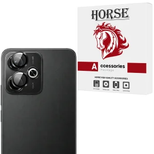 محافظ لنز دوربین شیشه‌ای هورس مدل RINH20 مناسب برای گوشی موبایل شیائومی Redmi 13x 4G