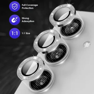 محافظ لنز دوربین فلزی آلتیمیت شیلد مدل Glitter RNG مناسب برای گوشی موبایل سامسونگ Galaxy A15