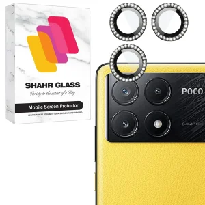 محافظ لنز دوربین شیشه‌ای شهر گلس مدل NRIS20 مناسب برای گوشی موبایل شیائومی Poco X6 Pro 5G / Redmi K70E