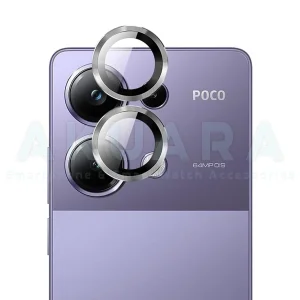 محافظ لنز دوربین رینگی آکوآرا مدل Ring STL مناسب برای گوشی موبایل شیائومی Poco M6 Pro 4G