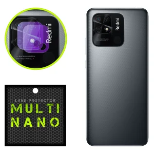 محافظ لنز دوربین بنفش مولتی نانو مدل X-L2P مناسب برای گوشی موبایل شیائومی Redmi 10 Power بسته دو عددی