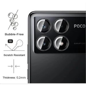 محافظ لنز دوربین گودزیلا مدل رینگی مناسب برای گوشی موبایل شیائومی Poco X6 Pro