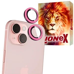 محافظ لنز دوربین شیشه‌ای لایونکس مدل SHLZL مناسب برای گوشی موبایل اپل iPhone 15