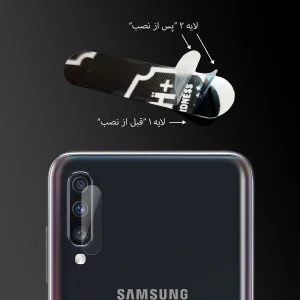 محافظ لنز دوربین مولتی نانو مدل Pro مناسب برای گوشی موبایل سامسونگ Galaxy A70 بسته دو عددی